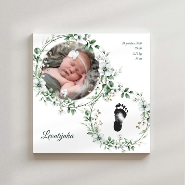 Fotoobraz z vlastní fotky na plátno - Květ jabloně