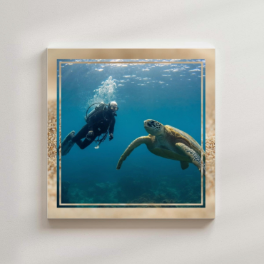 Fotoobraz z vlastní fotky na plátno - Písek