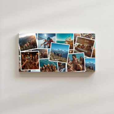 Fotoobraz z vlastní fotky na plátno - Crazy Polaroid