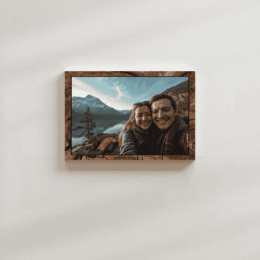 Fotoobraz z vlastní fotky na plátno - Dřevo