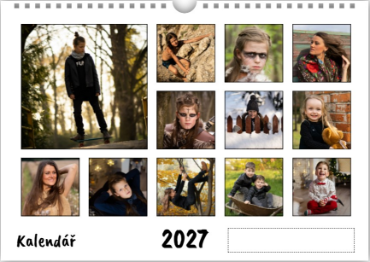 Vytvořte si vlastní fotokalendář – osobní dárek plný vzpomínek. - Čtvercové foto 1:1