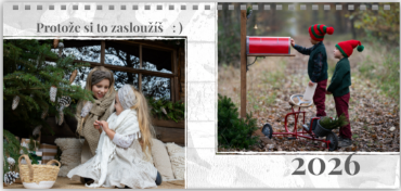 Vytvořte si vlastní fotokalendář – osobní dárek plný vzpomínek. - Crazywood světlý