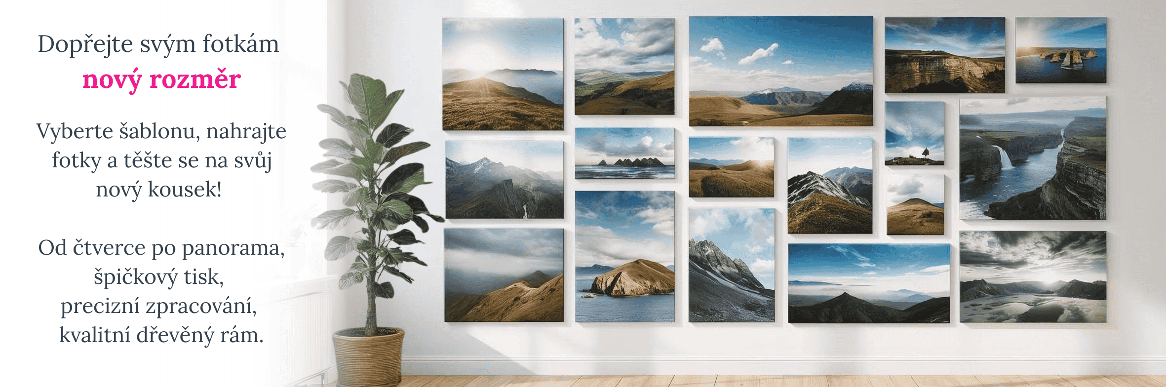 Obrazy a fotoplátna.